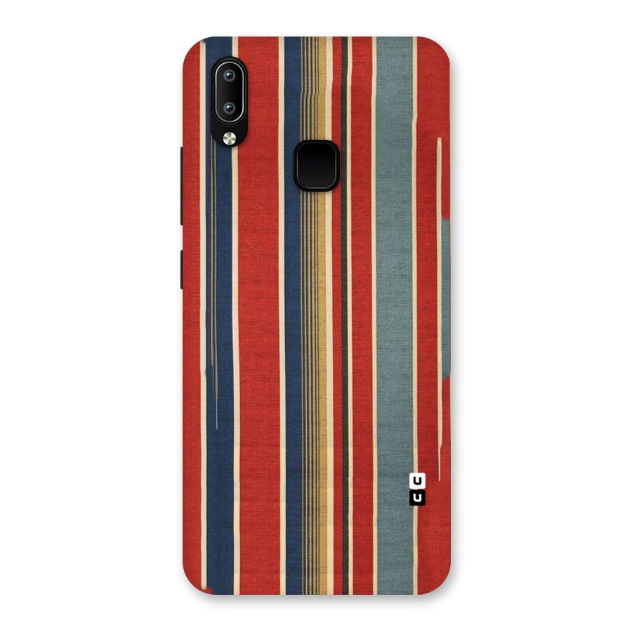 Vintage Disort Stripes Back Case for Vivo Y93
