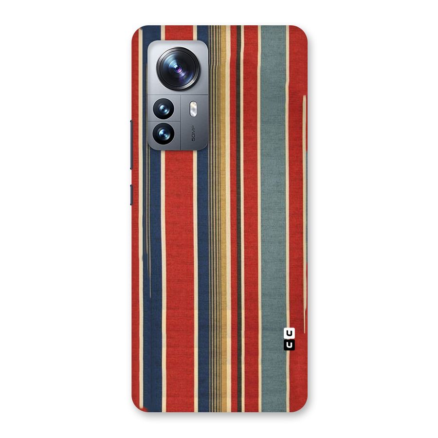 Vintage Disort Stripes Back Case for Xiaomi 12 Pro
