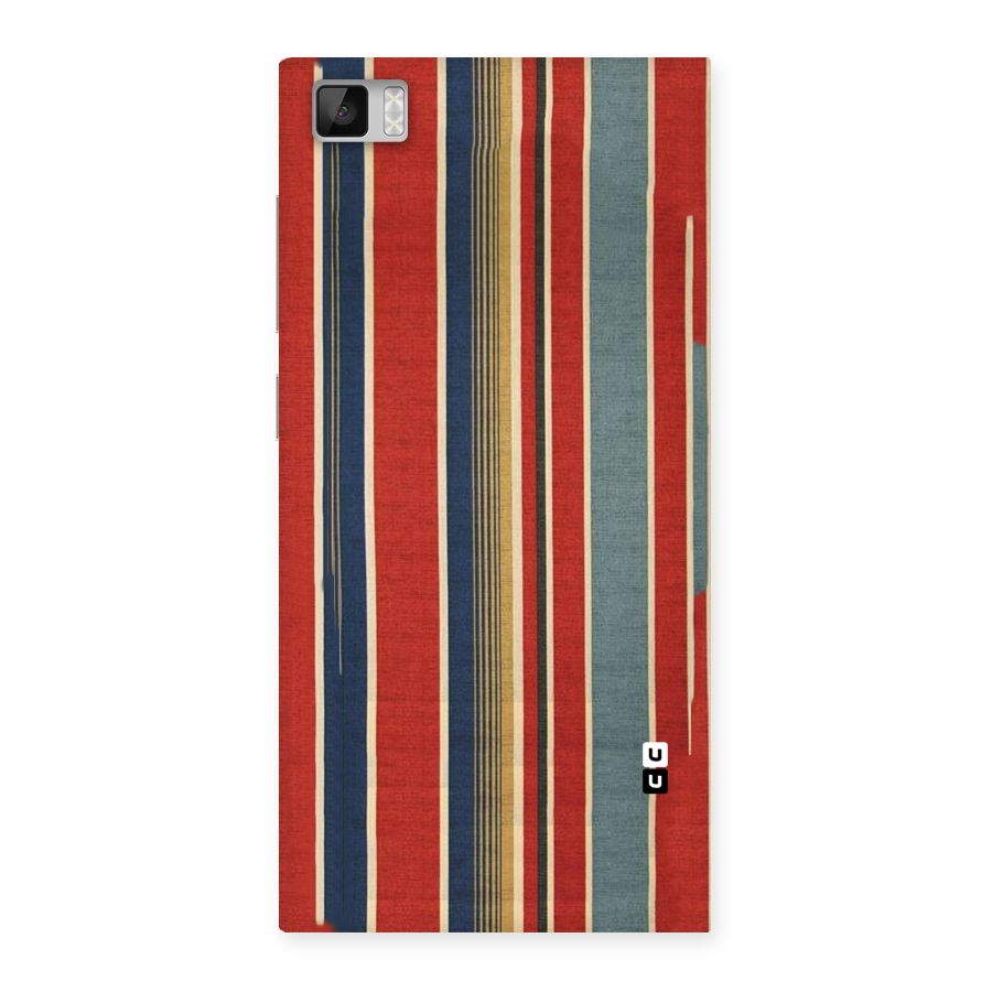 Vintage Disort Stripes Back Case for Xiaomi Mi3