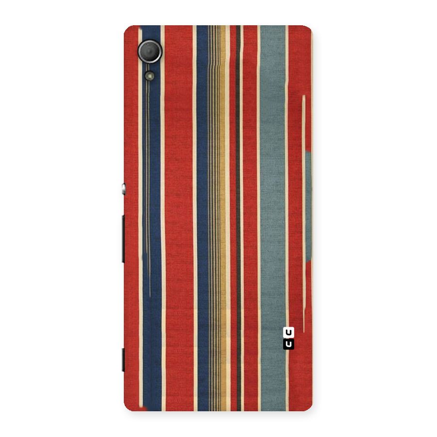 Vintage Disort Stripes Back Case for Xperia Z4