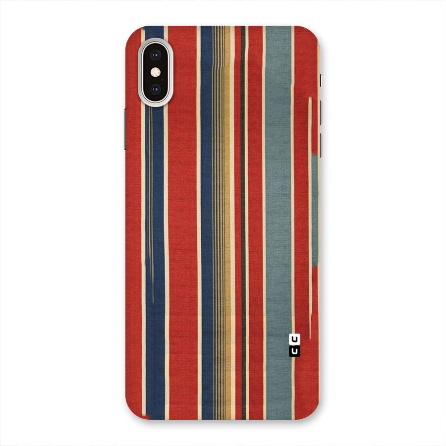 Vintage Disort Stripes Back Case for iPhone XS Max