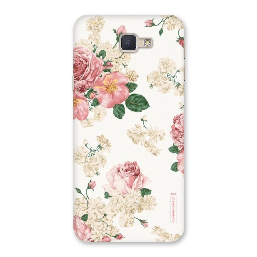 Vintage Floral Pattern Back Case for Galaxy J5 Prime