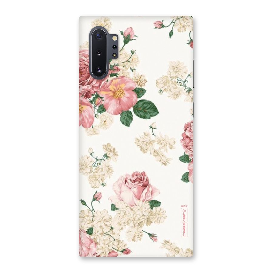Vintage Floral Pattern Back Case for Galaxy Note 10 Plus