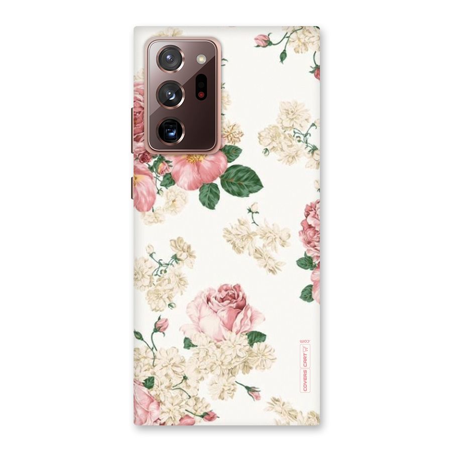 Vintage Floral Pattern Back Case for Galaxy Note 20 Ultra