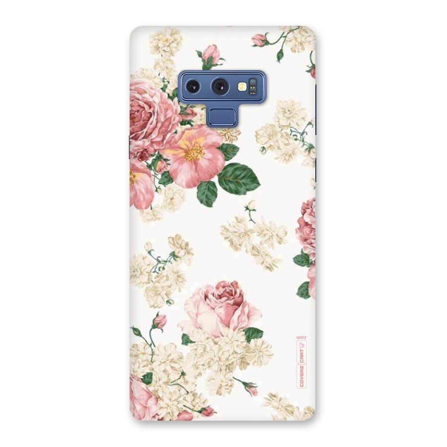 Vintage Floral Pattern Back Case for Galaxy Note 9