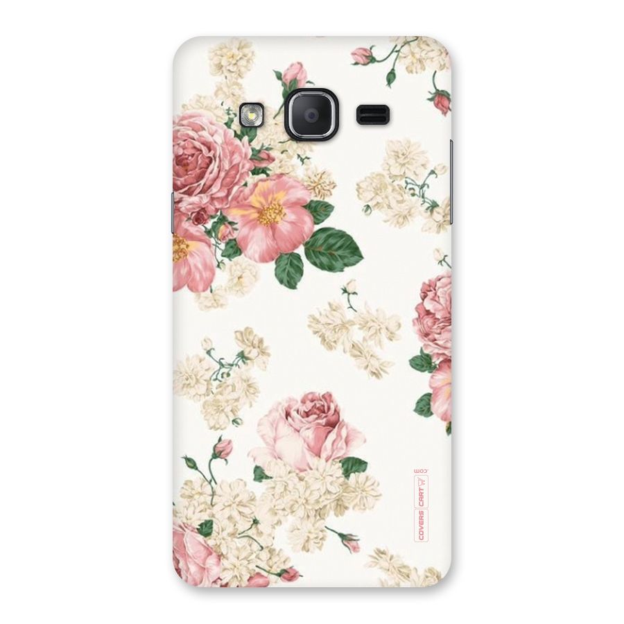 Vintage Floral Pattern Back Case for Galaxy On7 2015