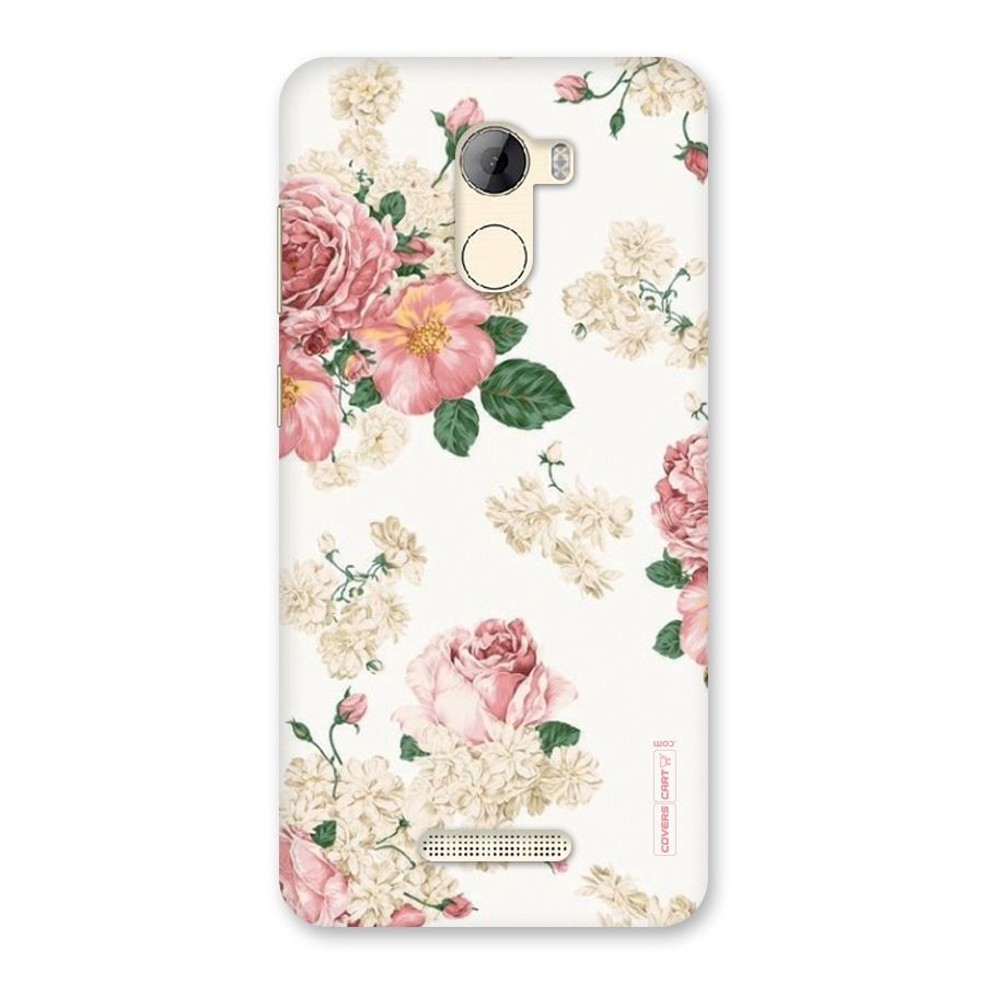 Vintage Floral Pattern Back Case for Gionee A1 LIte