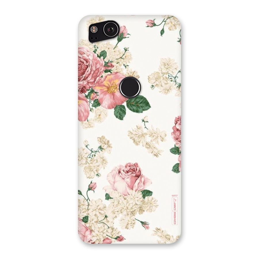 Vintage Floral Pattern Back Case for Google Pixel 2