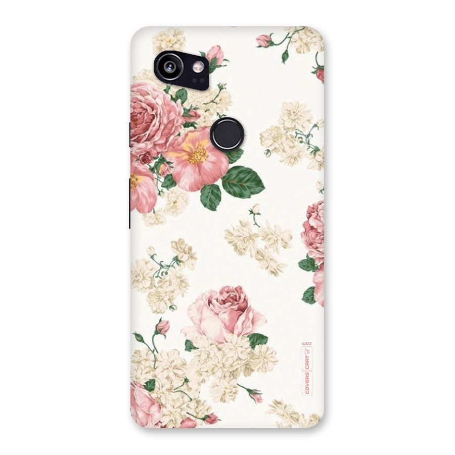 Vintage Floral Pattern Back Case for Google Pixel 2 XL