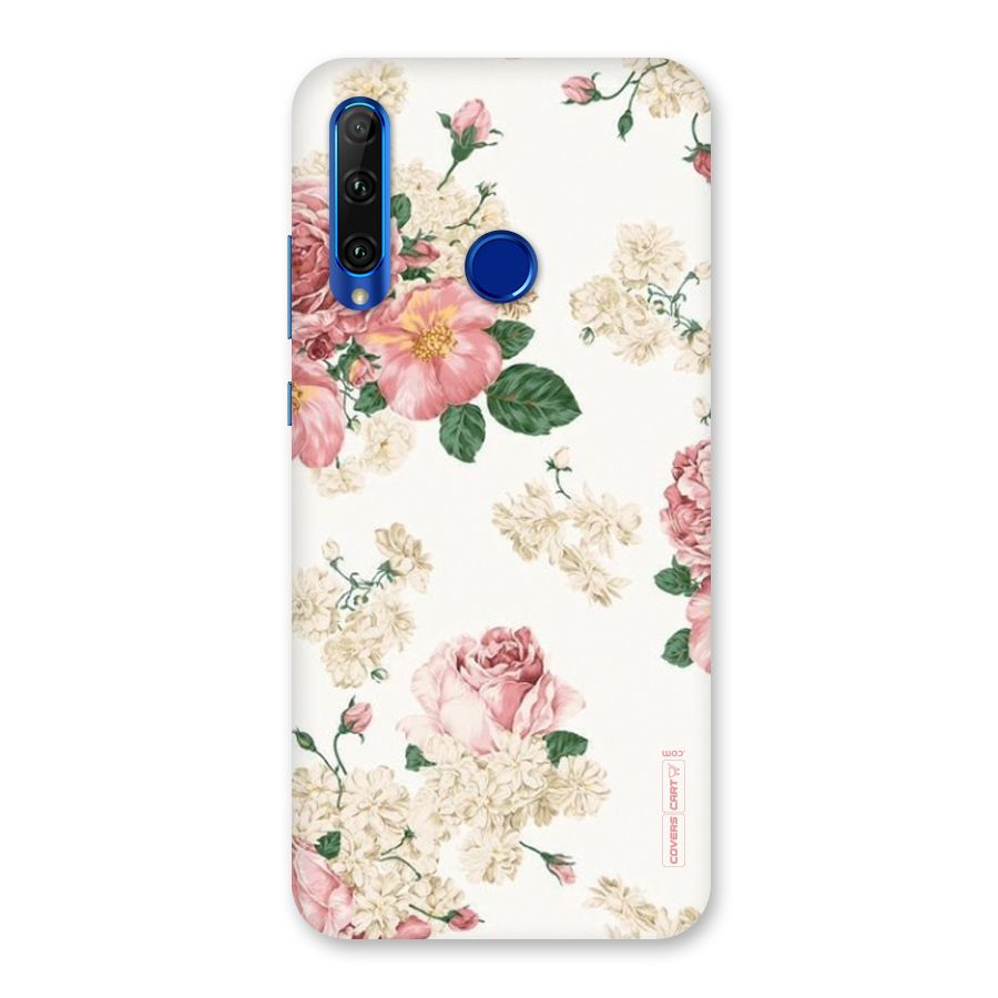 Vintage Floral Pattern Back Case for Honor 20i