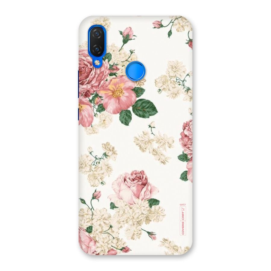 Vintage Floral Pattern Back Case for Huawei P Smart+