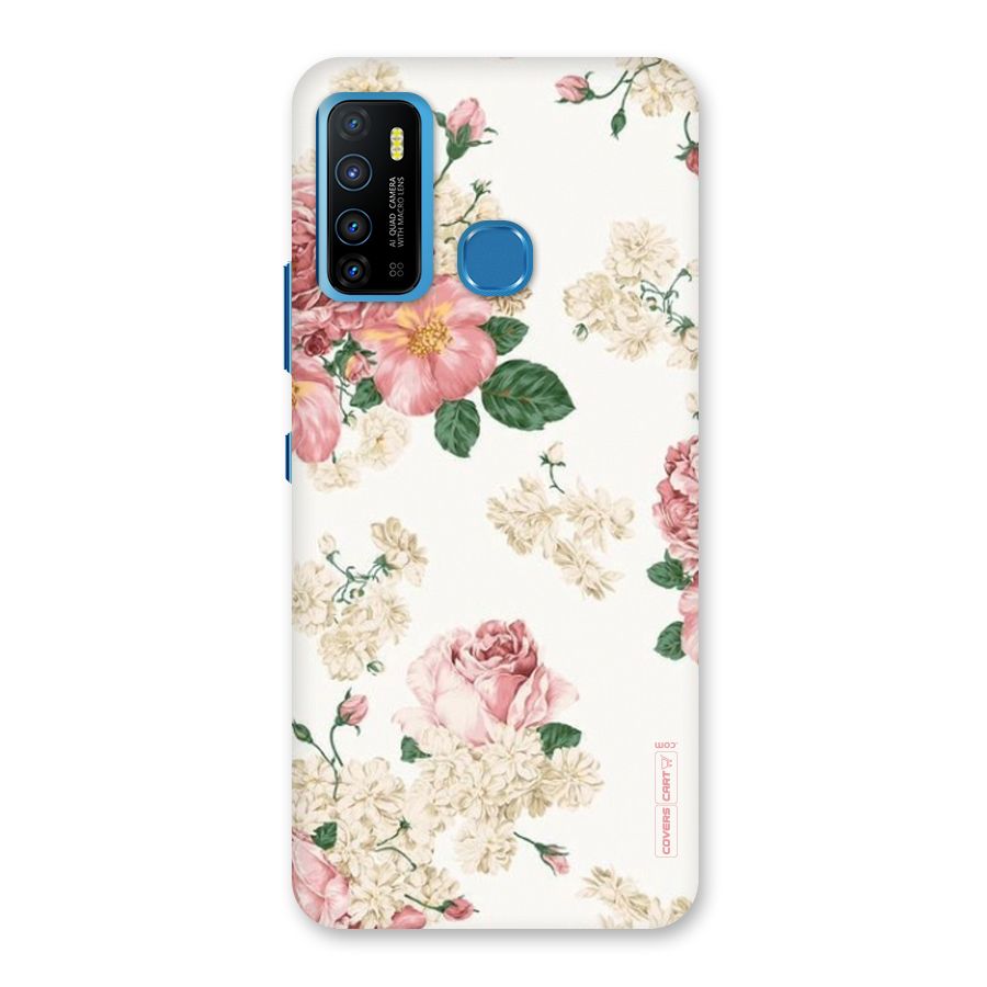 Vintage Floral Pattern Back Case for Infinix Hot 9