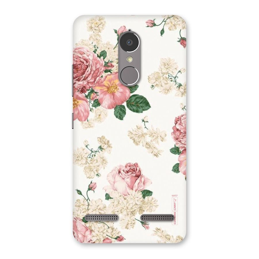 Vintage Floral Pattern Back Case for Lenovo K6 Power