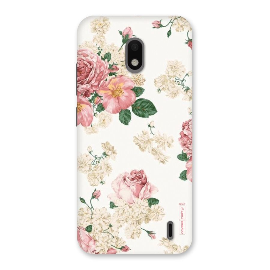 Vintage Floral Pattern Back Case for Nokia 2.2