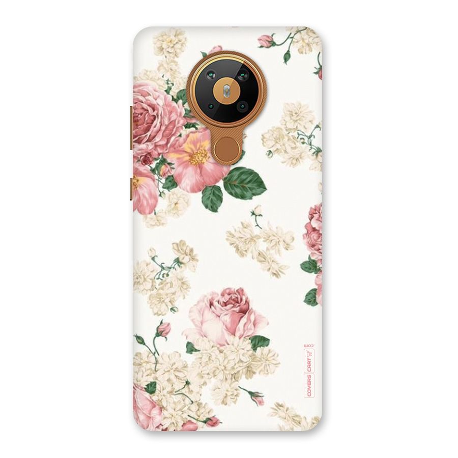 Vintage Floral Pattern Back Case for Nokia 5.3