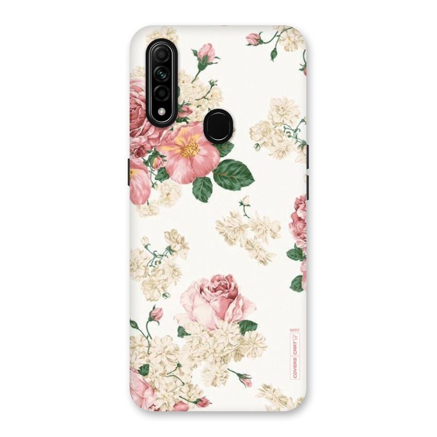 Vintage Floral Pattern Back Case for Oppo A31
