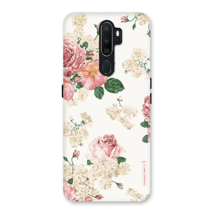 Vintage Floral Pattern Back Case for Oppo A5 (2020)
