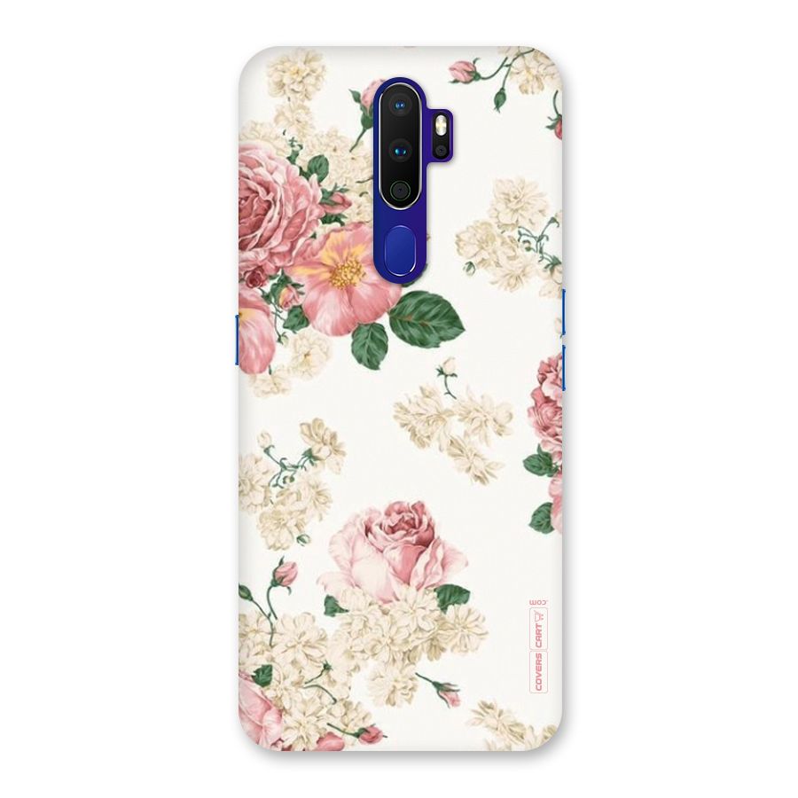 Vintage Floral Pattern Back Case for Oppo A9 (2020)