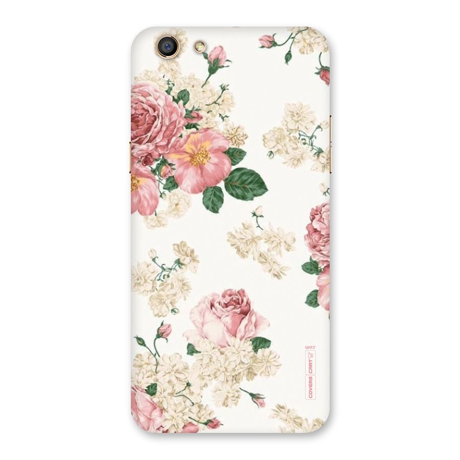 Vintage Floral Pattern Back Case for Oppo F3