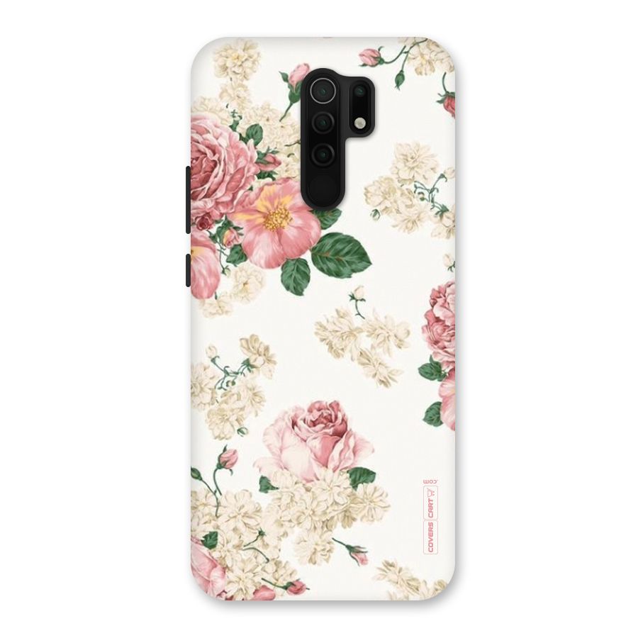 Vintage Floral Pattern Back Case for Poco M2