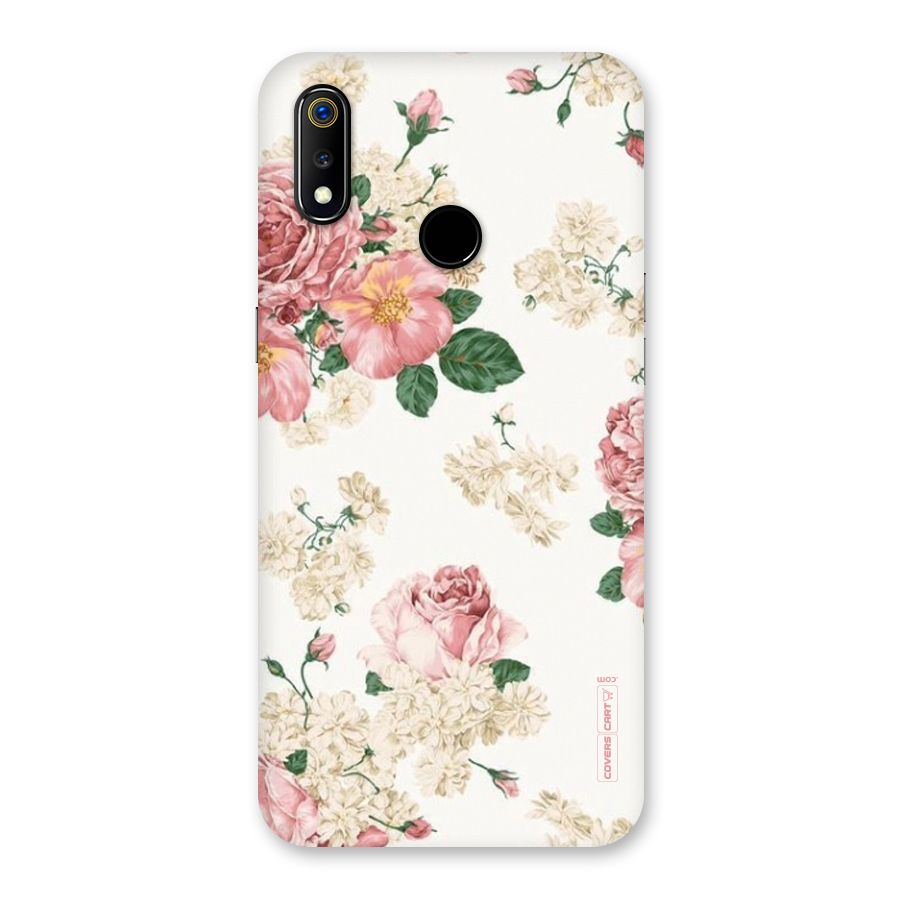 Vintage Floral Pattern Back Case for Realme 3