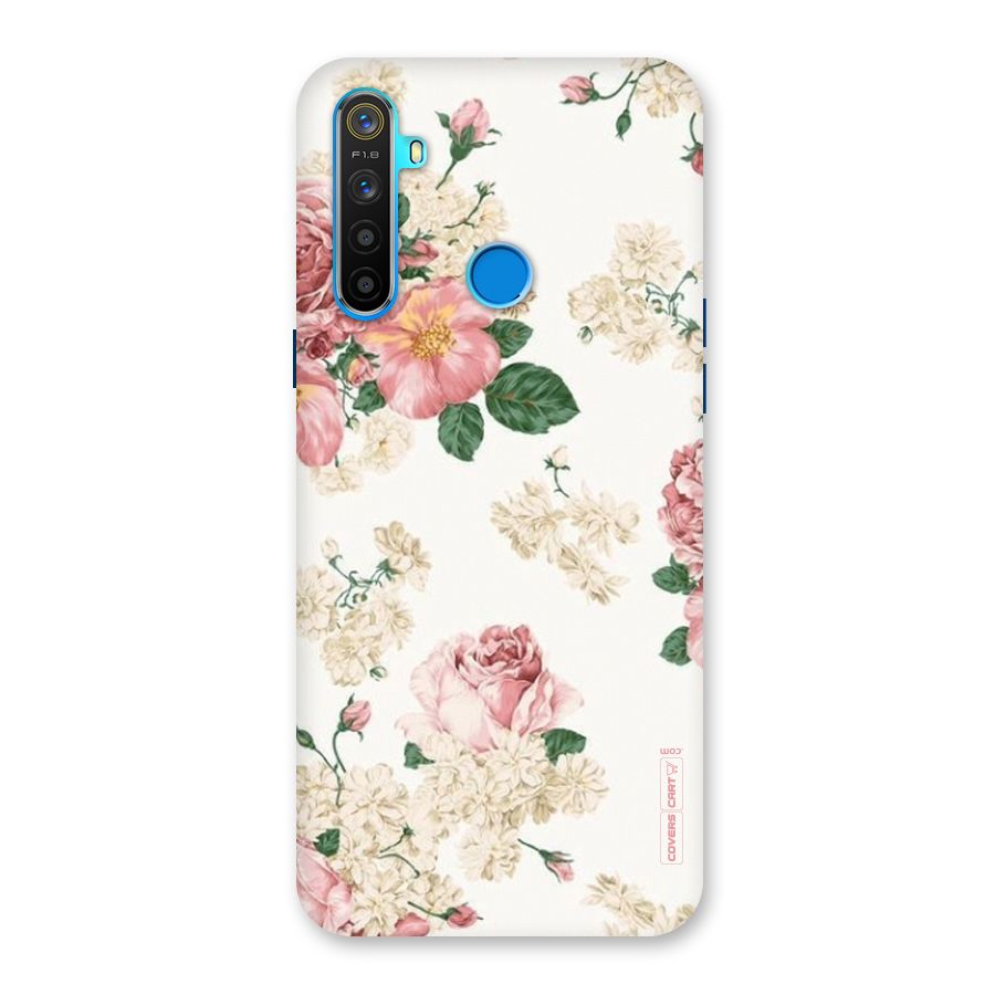 Vintage Floral Pattern Back Case for Realme 5