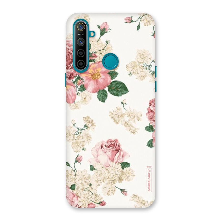 Vintage Floral Pattern Back Case for Realme 5i