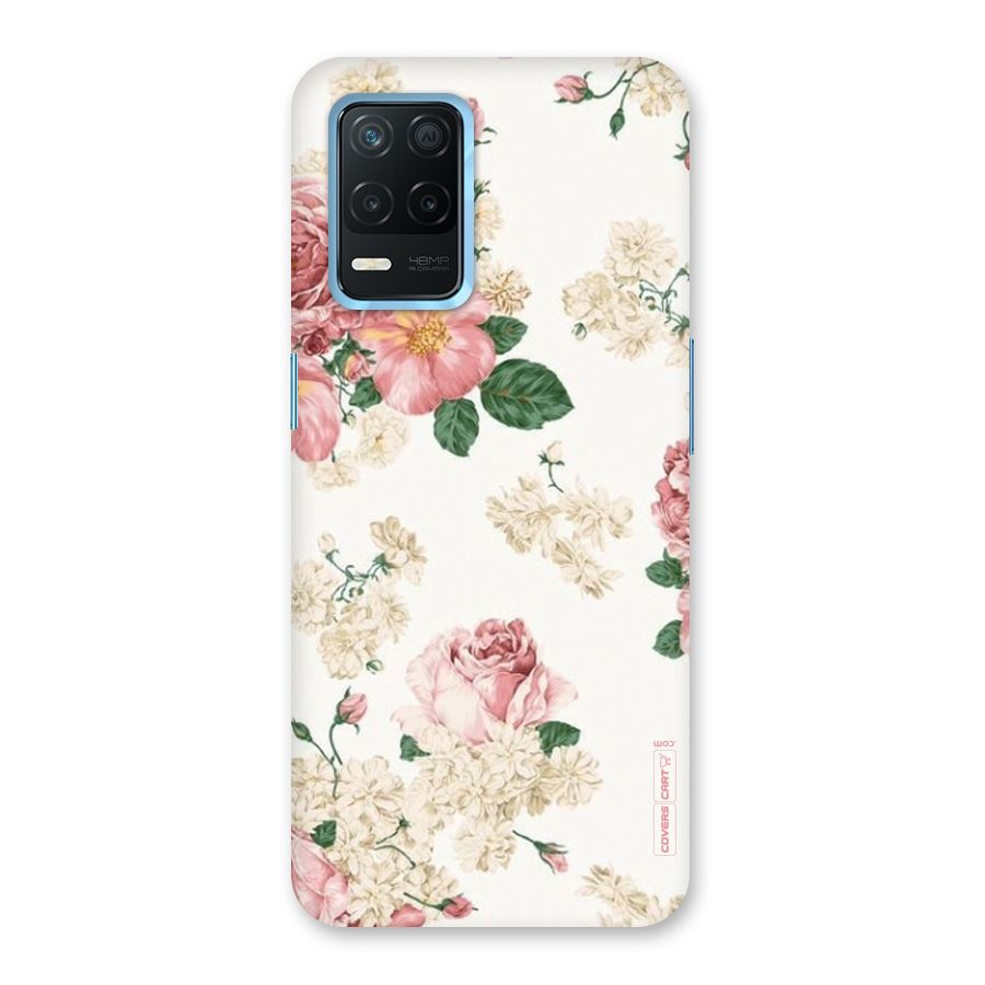 Vintage Floral Pattern Back Case for Realme 8s 5G