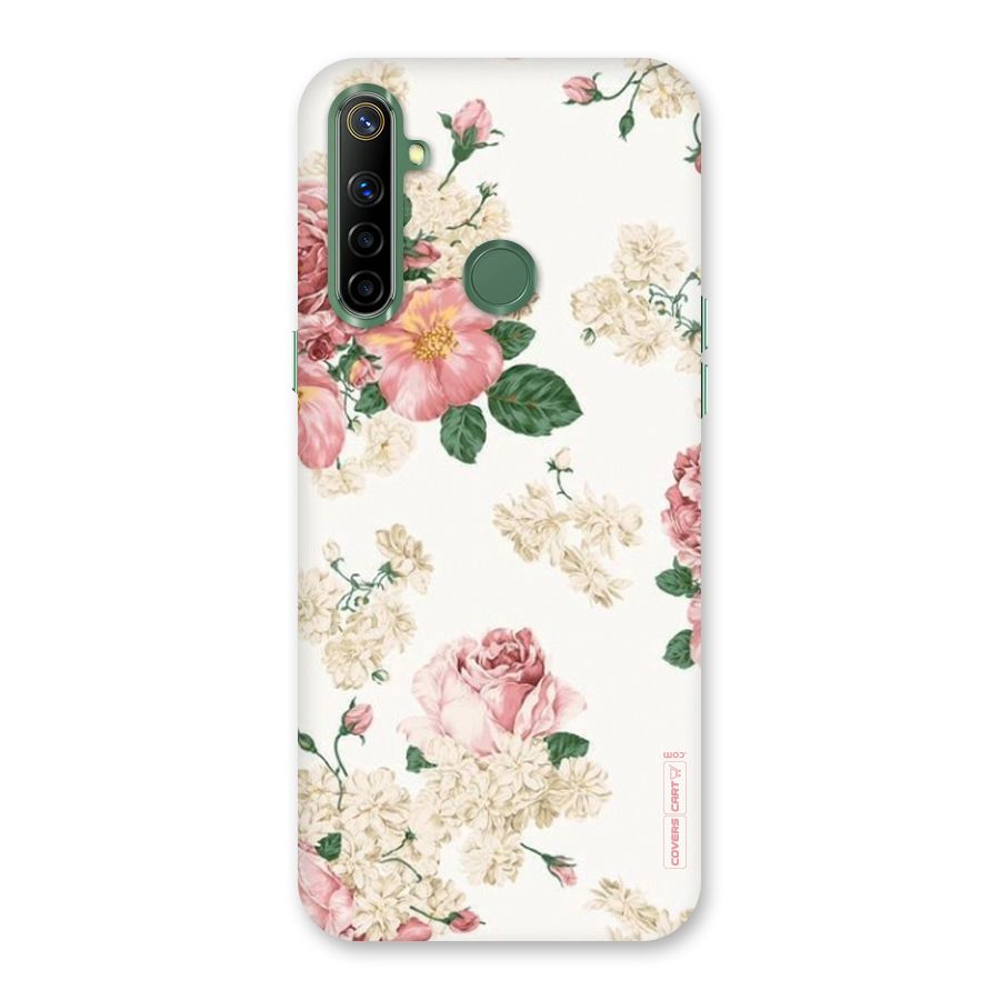 Vintage Floral Pattern Back Case for Realme Narzo 10