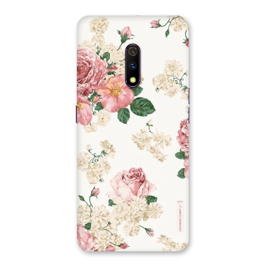 Vintage Floral Pattern Back Case for Realme X