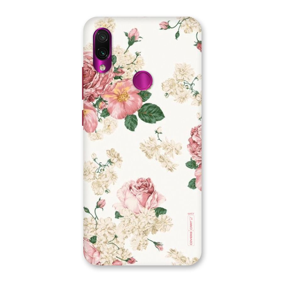 Vintage Floral Pattern Back Case for Redmi Note 7 Pro
