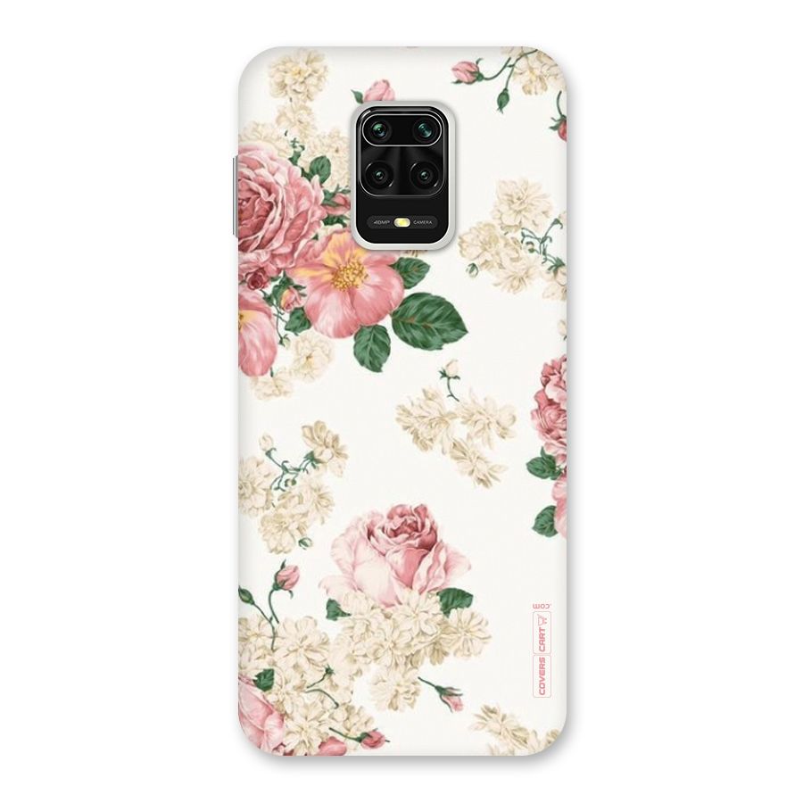 Vintage Floral Pattern Back Case for Redmi Note 9 Pro Max