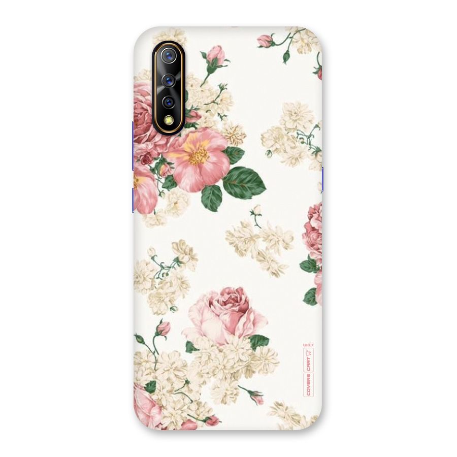 Vintage Floral Pattern Back Case for Vivo S1