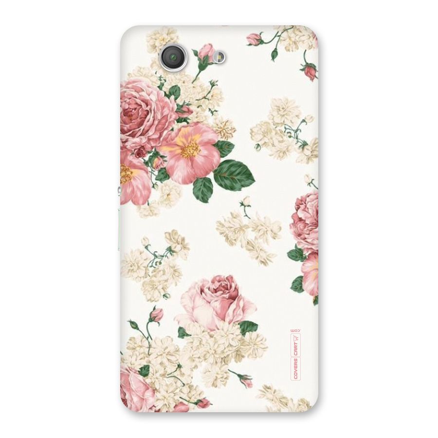 Vintage Floral Pattern Back Case for Xperia Z3 Compact