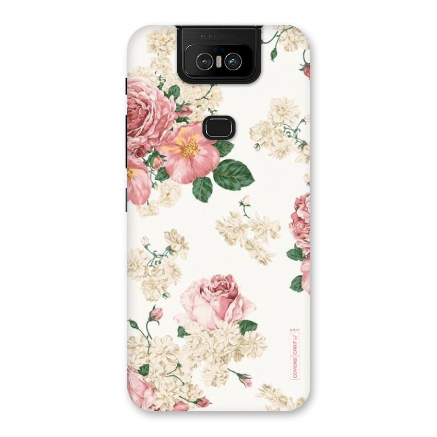 Vintage Floral Pattern Back Case for Zenfone 6z