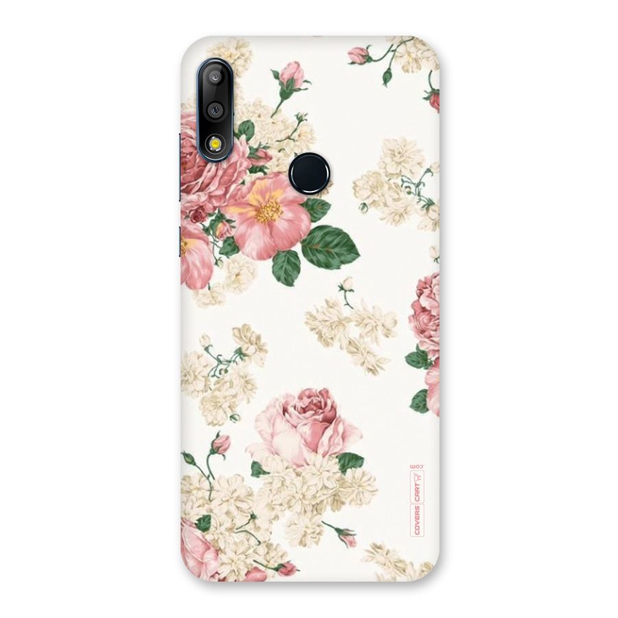 Vintage Floral Pattern Back Case for Zenfone Max Pro M2
