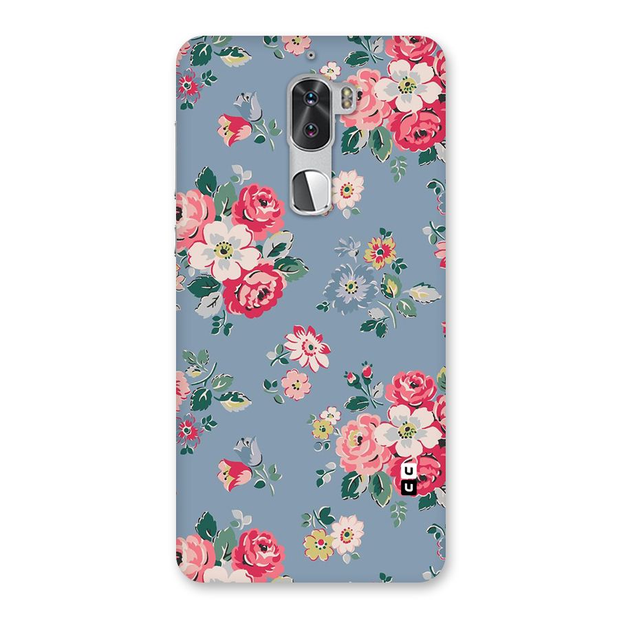 Vintage Flower Pattern Back Case for Coolpad Cool 1