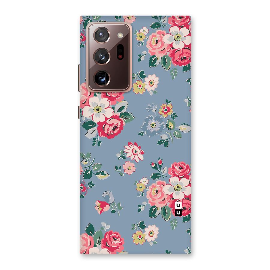 Vintage Flower Pattern Back Case for Galaxy Note 20 Ultra