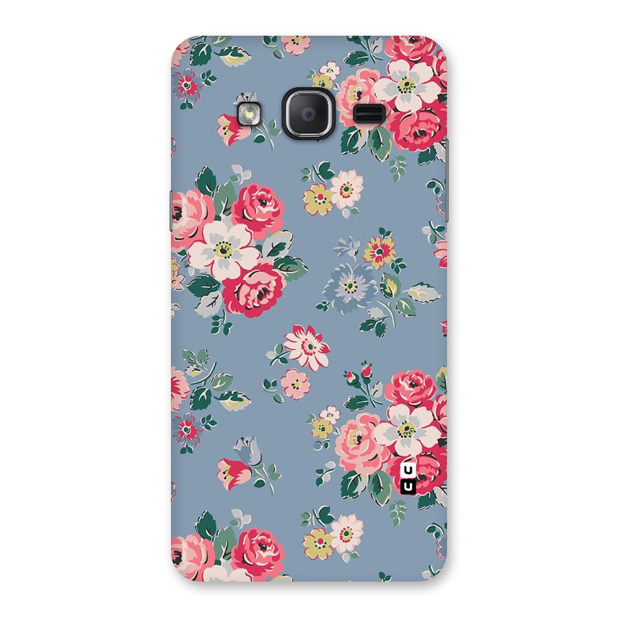 Vintage Flower Pattern Back Case for Galaxy On7 2015