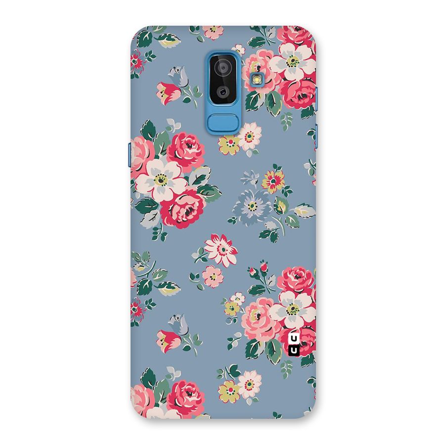 Vintage Flower Pattern Back Case for Galaxy On8 (2018)