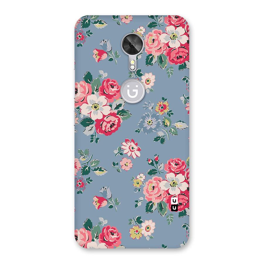 Vintage Flower Pattern Back Case for Gionee A1