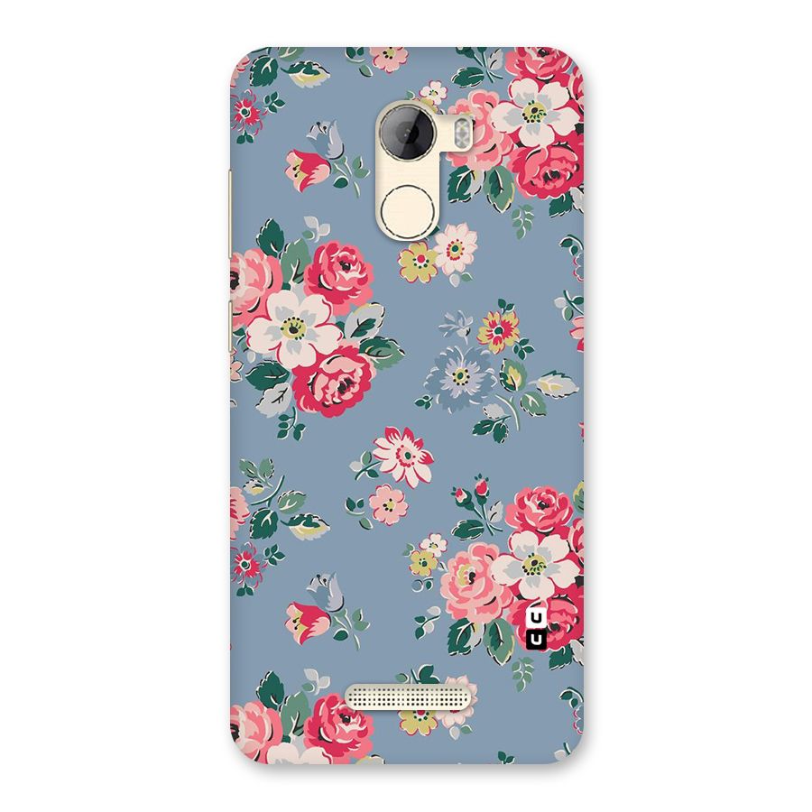 Vintage Flower Pattern Back Case for Gionee A1 LIte