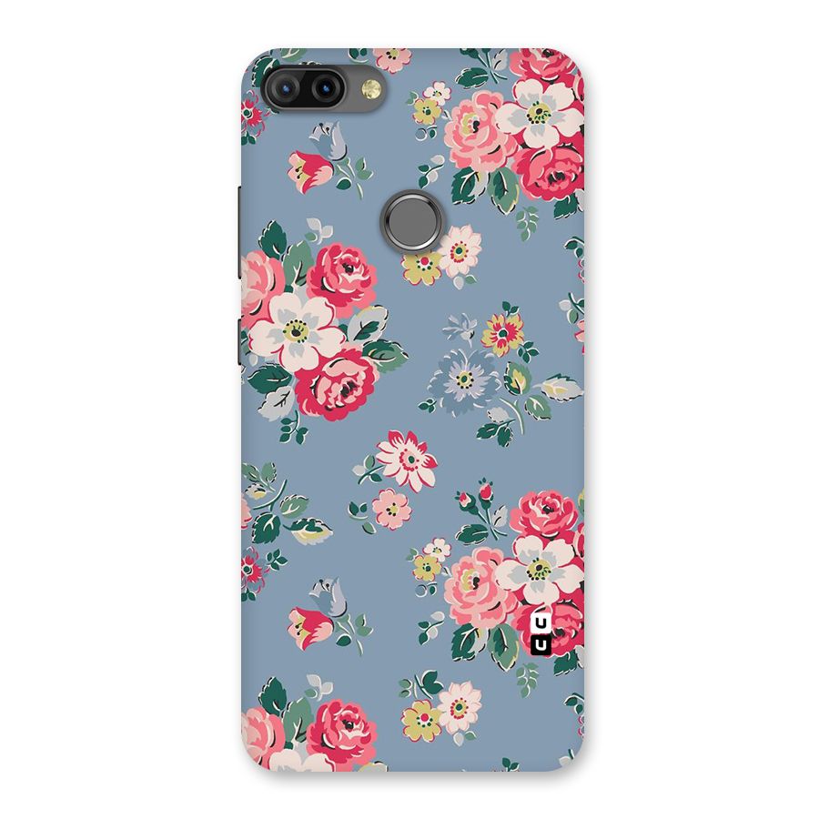 Vintage Flower Pattern Back Case for Infinix Hot 6 Pro