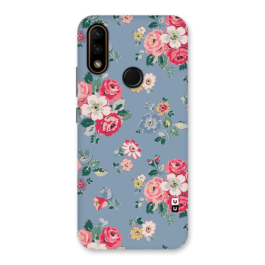 Vintage Flower Pattern Back Case for Lenovo A6 Note
