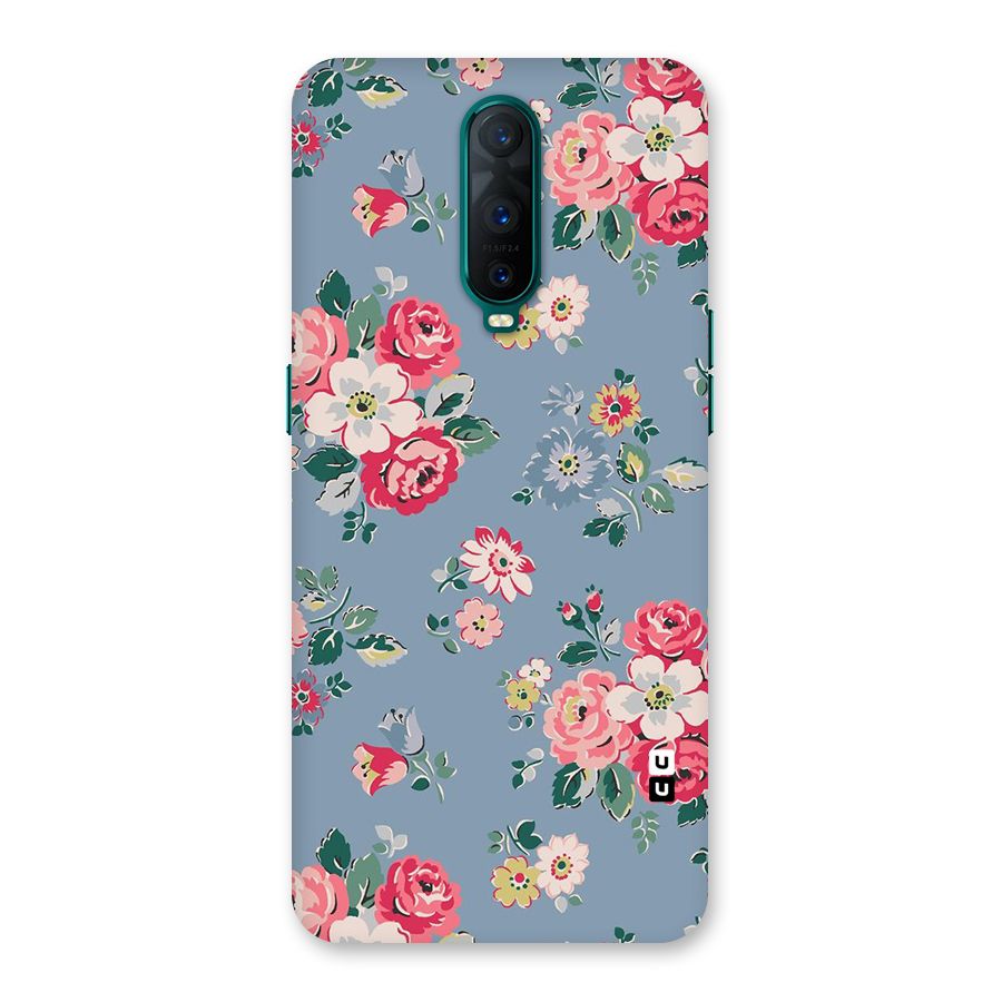 Vintage Flower Pattern Back Case for Oppo R17 Pro