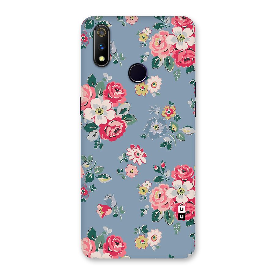 Vintage Flower Pattern Back Case for Realme 3 Pro