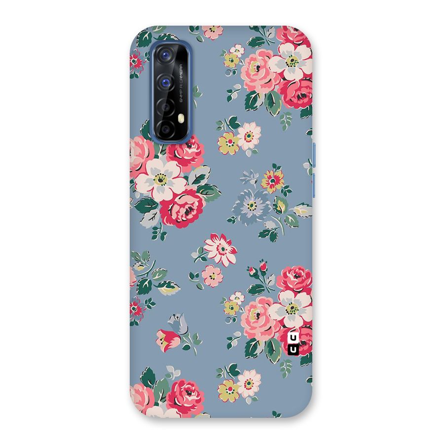 Vintage Flower Pattern Back Case for Realme 7
