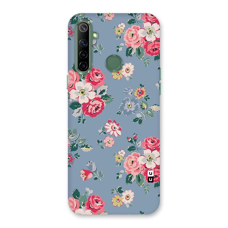 Vintage Flower Pattern Back Case for Realme Narzo 10