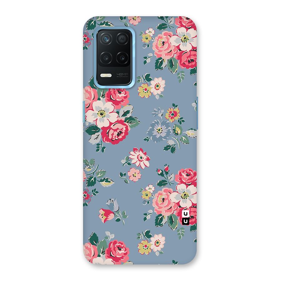 Vintage Flower Pattern Back Case for Realme Narzo 30 5G