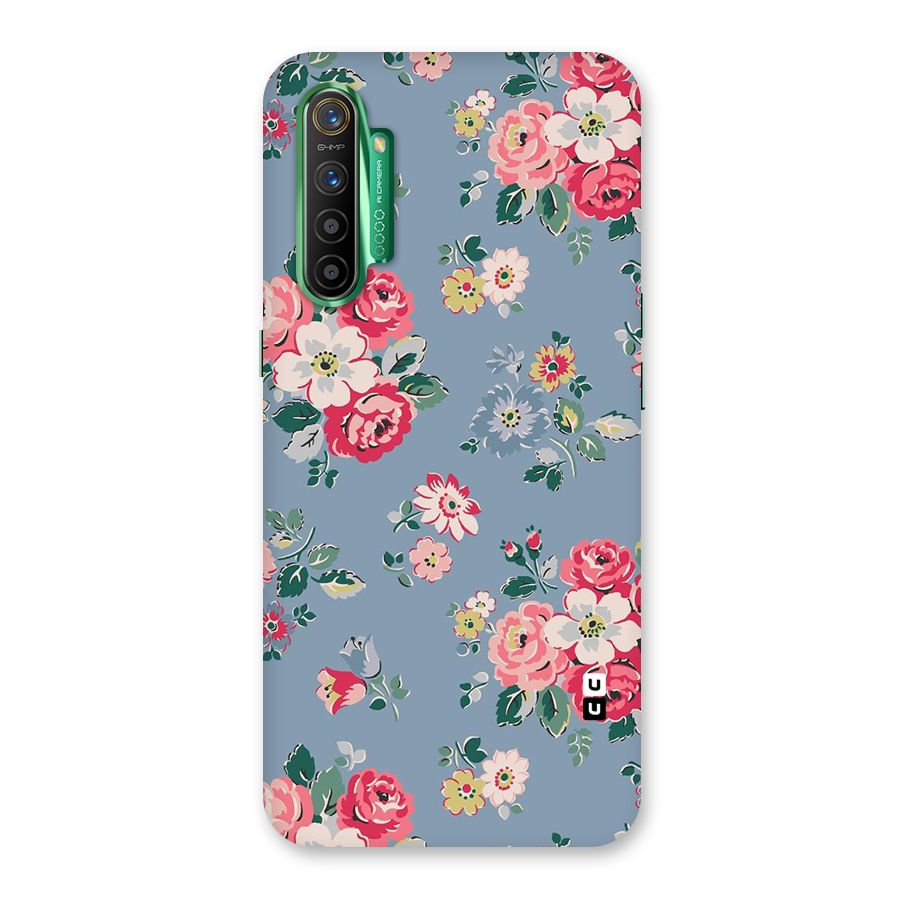 Vintage Flower Pattern Back Case for Realme X2